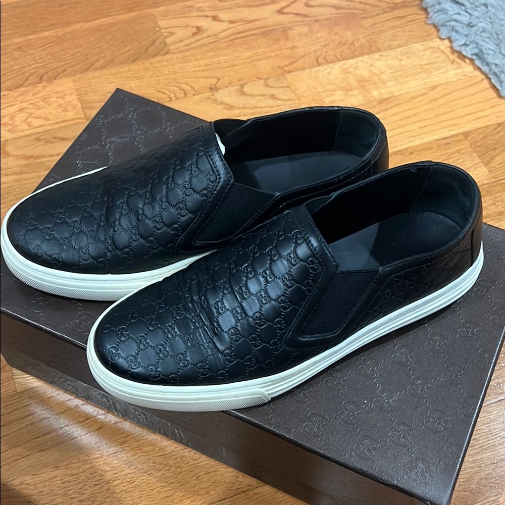 Gucci shoes- Microguccissima Style - slip-ons